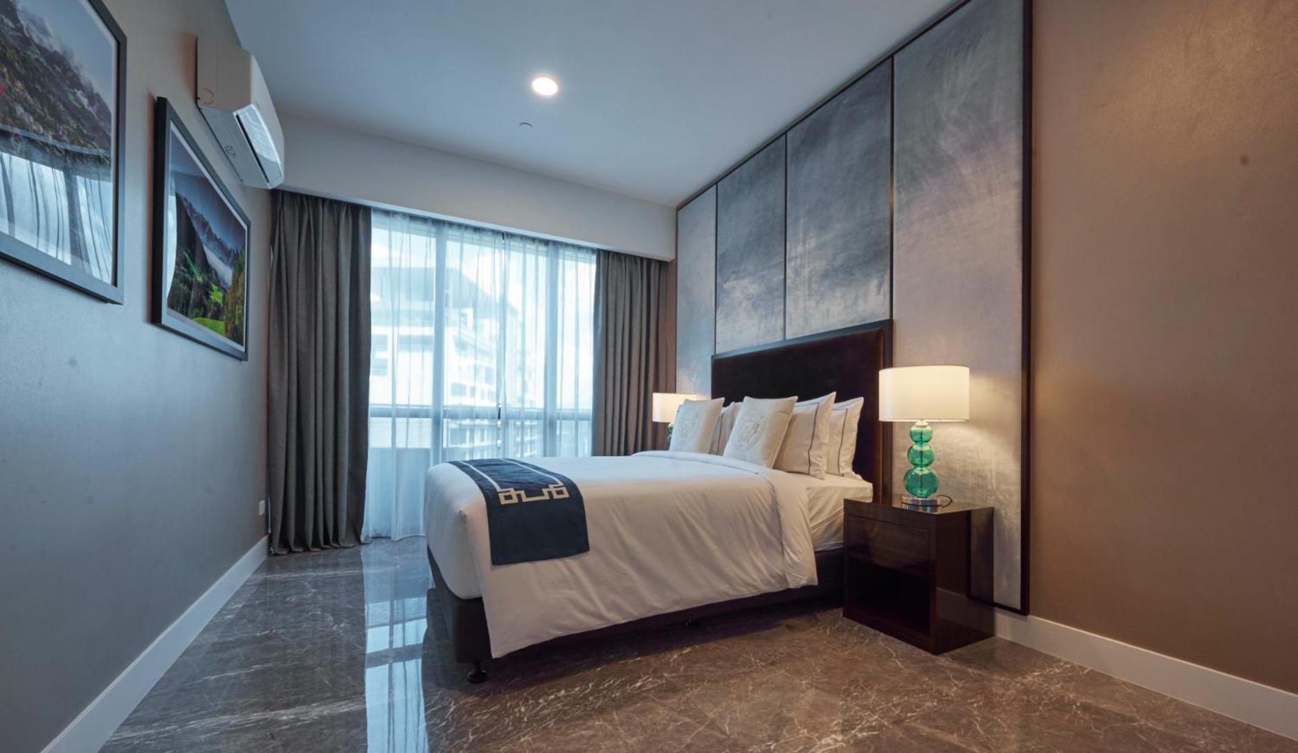 The Face Style Hotel كوالالمبور المظهر الخارجي الصورة A bedroom at the hotel